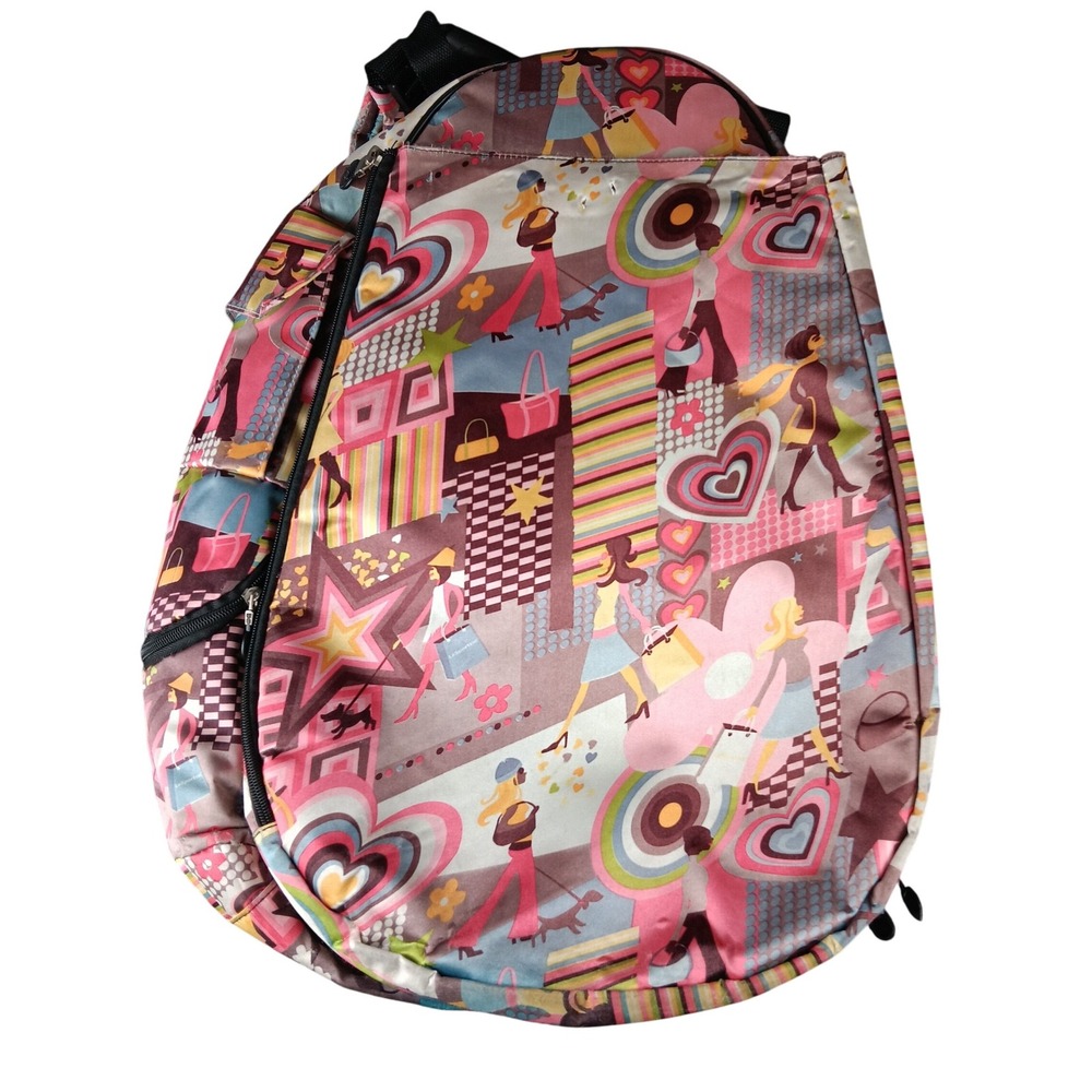 Life is Tennis JetPac Backpack Ladies Pickleball‎ Funky Cute Purse Bag
